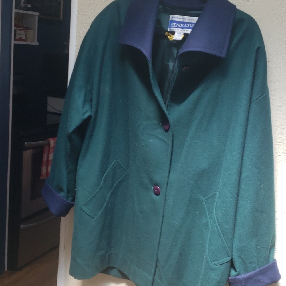 Pendleton virgin wool coat